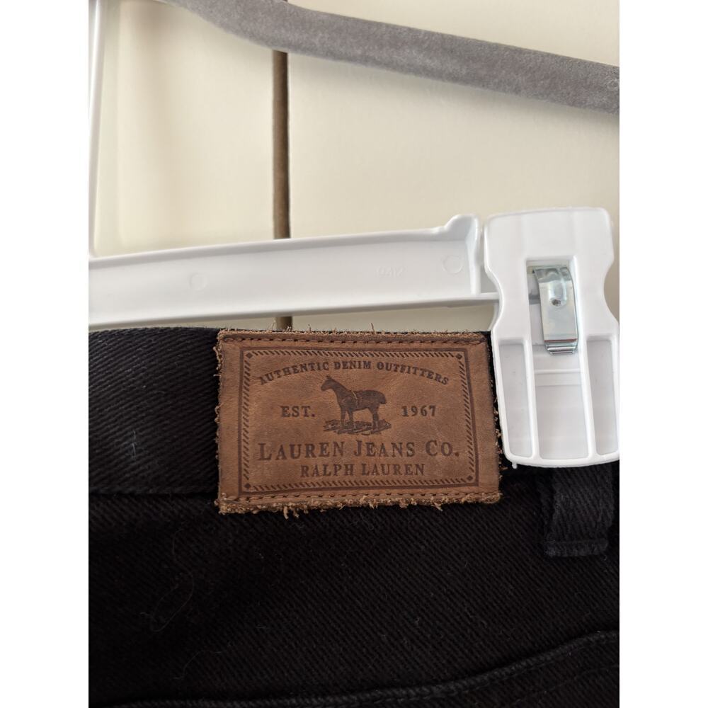 Lauren Jeans Co. Ralph Lauren Black Jeans Size 12 - Picture 7 of 9